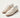 ALOHAS Crochet Cream Leather Sneakers